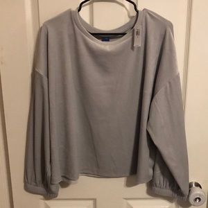 Old Navy Velour Crop Sweatshirt